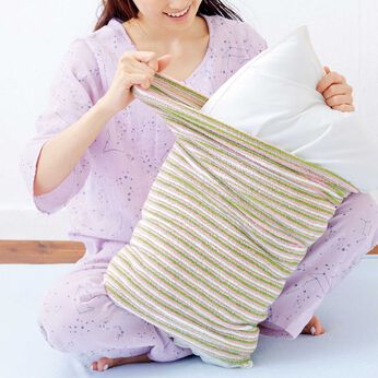 フェリシモの雑貨 Kraso | すやすやのびのび パイルのピローカバー