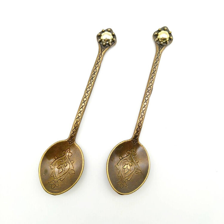 フェリシモの雑貨 Kraso|スプーンAntique Gold Gold Circle 2本セット
