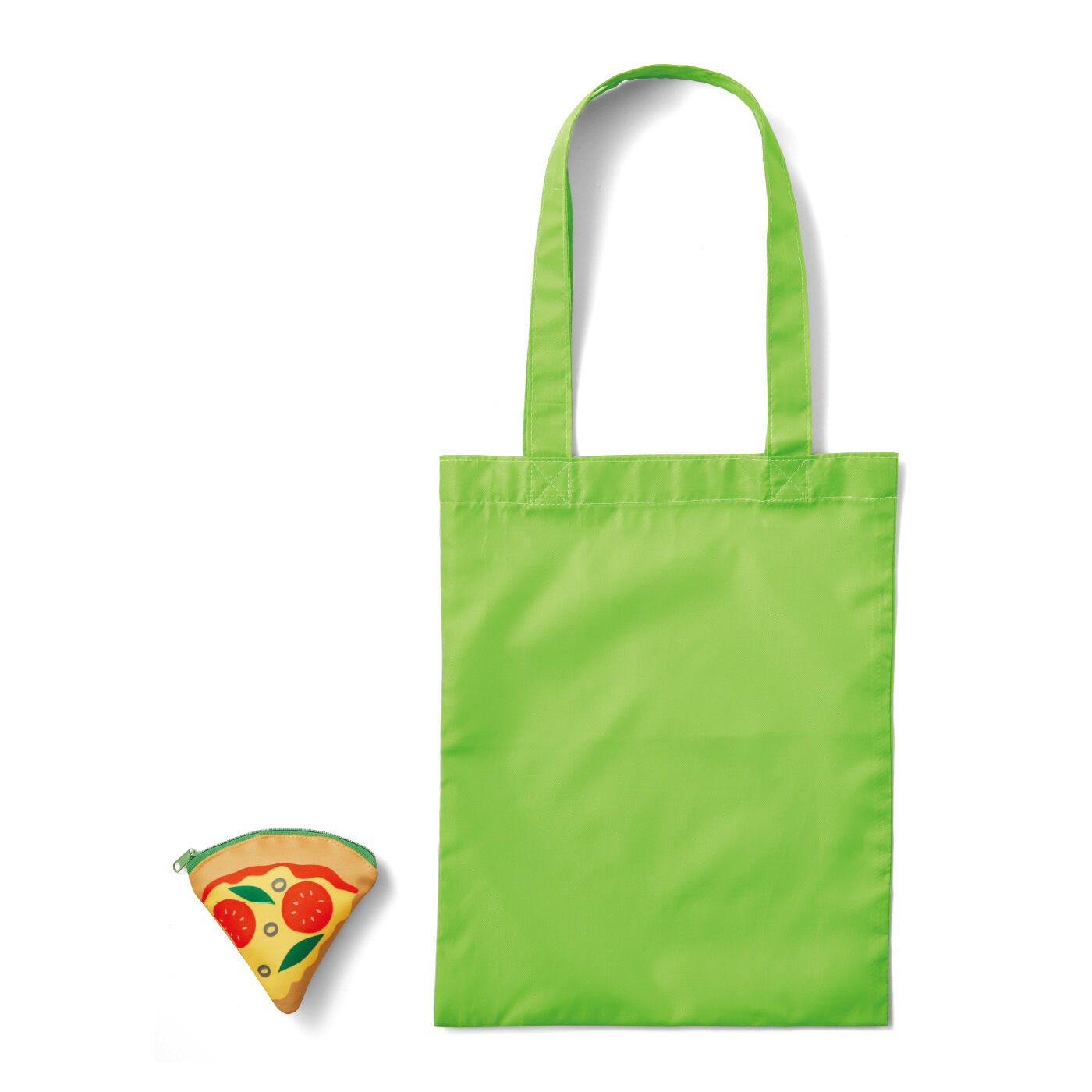 フェリシモの雑貨 Kraso|ガラフル　ちっちゃな食べ物ポーチにIN！ 携帯用サブバッグの会|ピザ