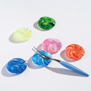 フェリシモの雑貨 Kraso | ガラフル 津軽びいどろカトラリーレスト