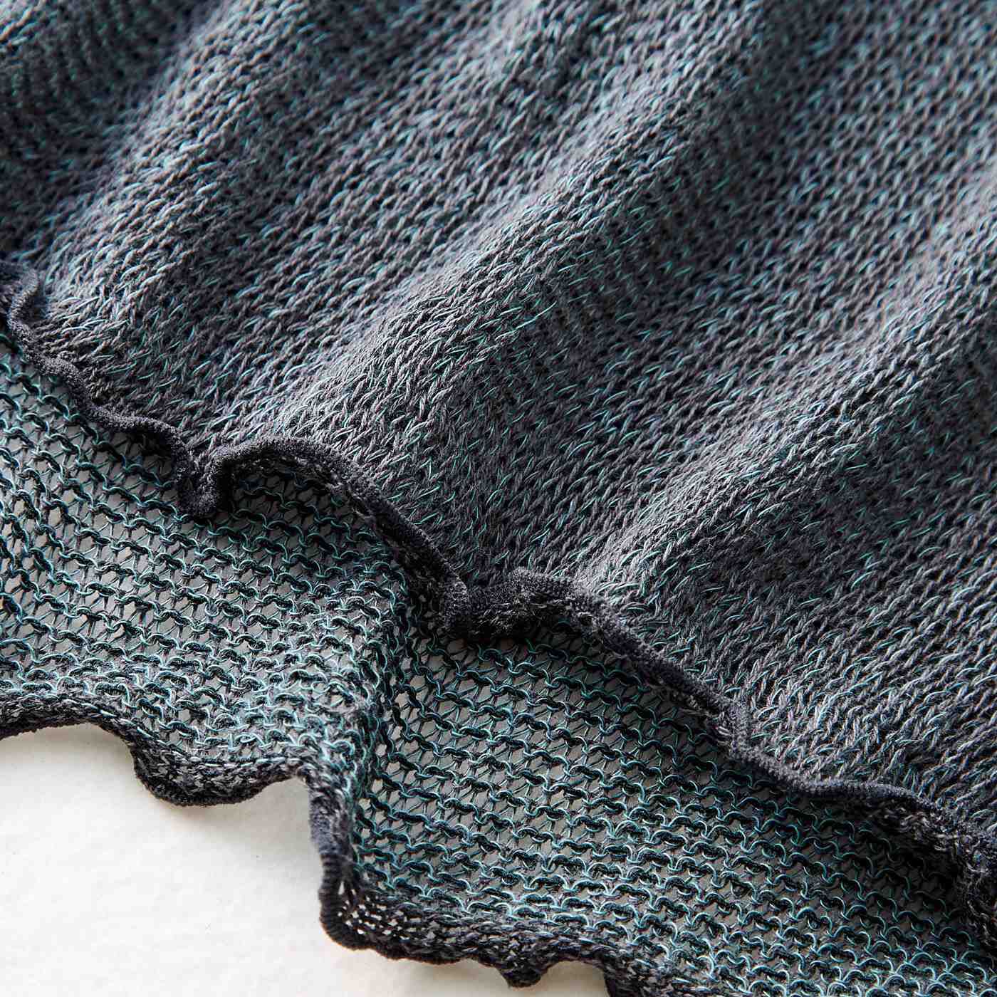 フェリシモの雑貨Kraso|綿混素材で仕立てた　ゆる編みニットの毛糸の腹巻き付きスカートの会|スカート部分