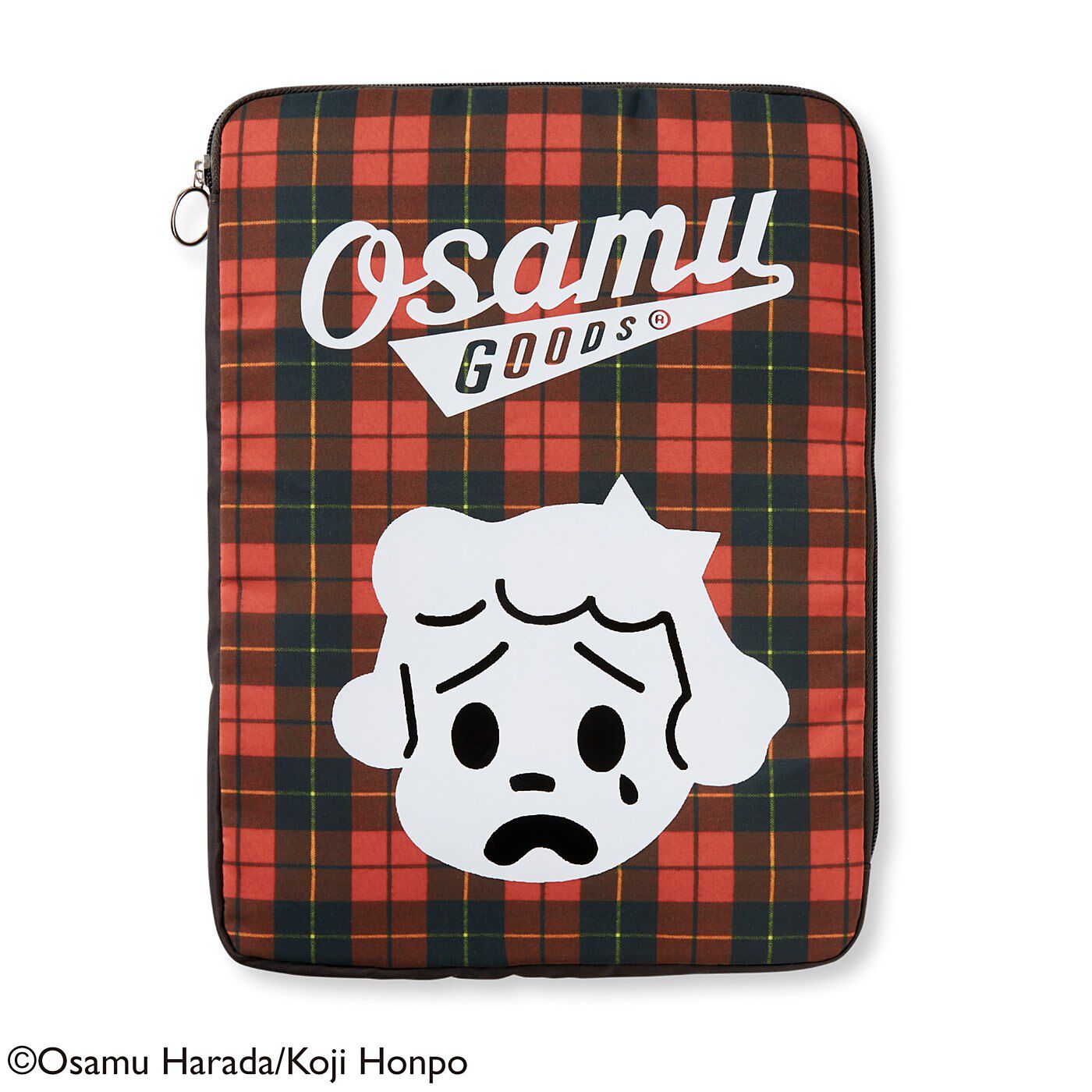 フェリシモの雑貨 Kraso|USEDo×OSAMU GOODS　トラッドなタータンチェックのＡ４ファイルポーチの会|〈ベティ〉