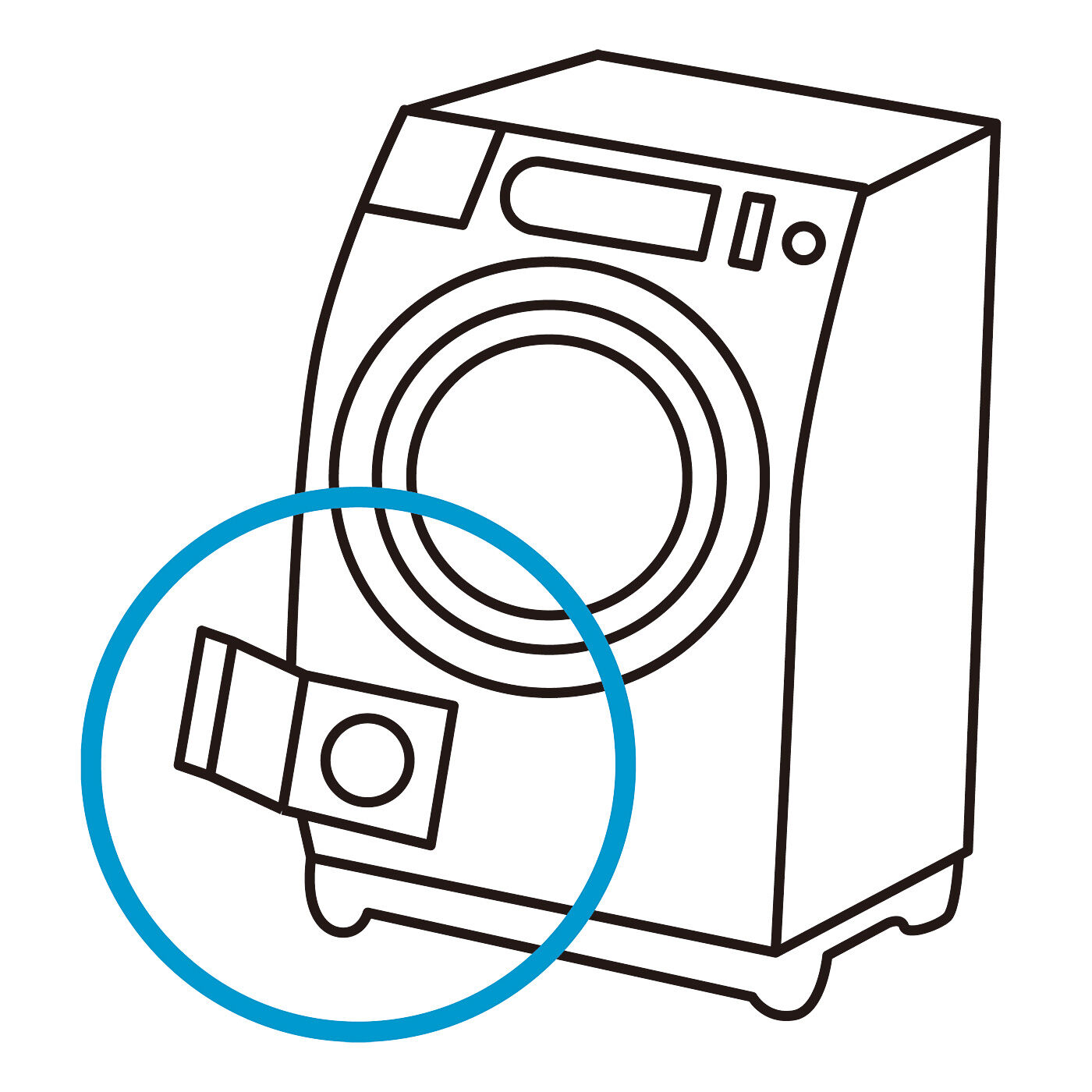 フェリシモの雑貨Kraso|交換するだけ！ お掃除終了　ドラム式洗濯機用ゴミ取りフィルターの会|ドラム式洗濯機のめんどうなフィルター掃除を手間なく行えるゴミ取りフィルターです。