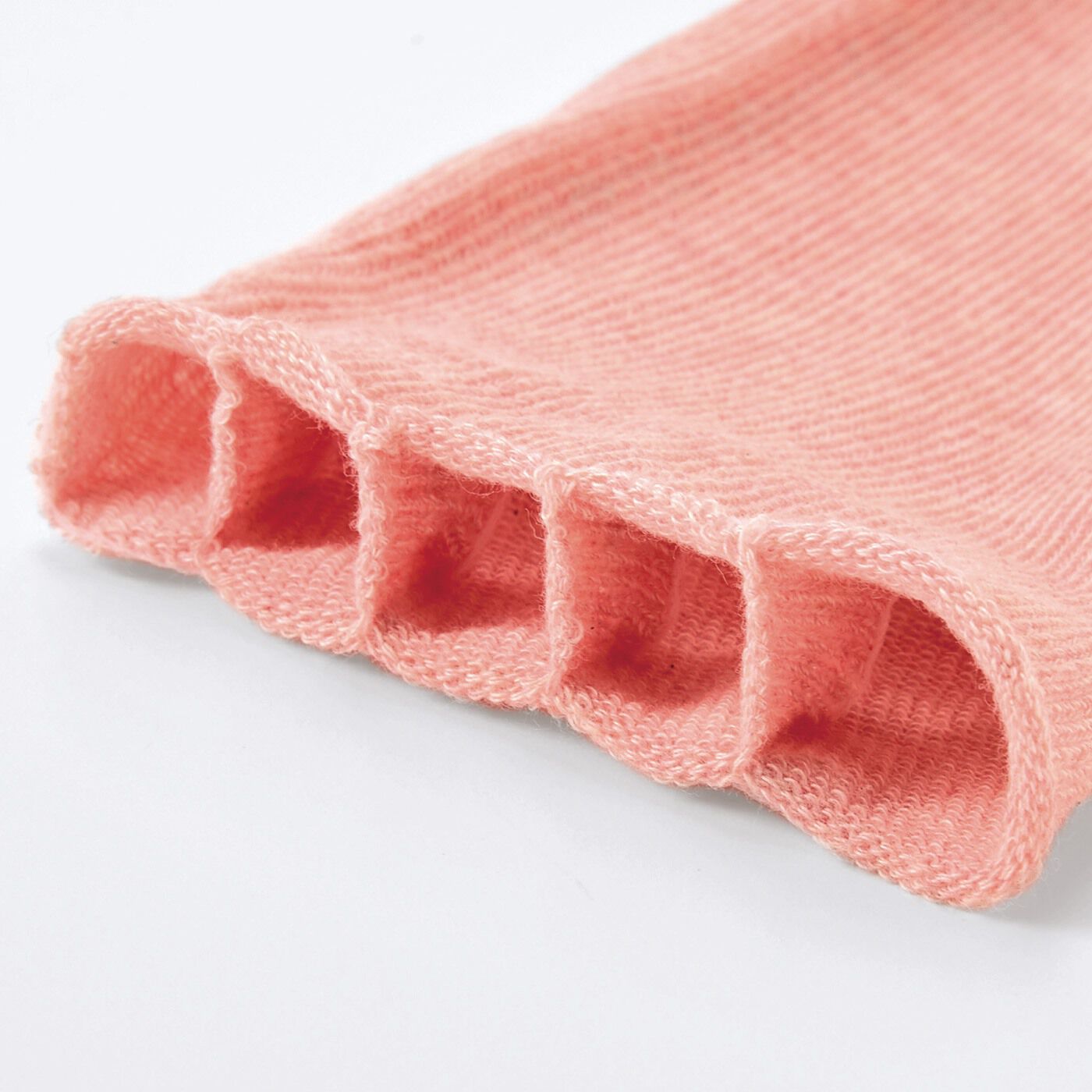 フェリシモの雑貨 Kraso|クーフゥ　冷えないからだ計画　足の形にフィットする　オーガニックコットンでやさしく包む　おやすみ5本指靴下の会|シークレット仕様ではきやすく、指またにもフィット。