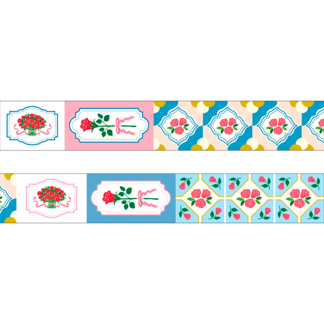 フェリシモの雑貨 Kraso|flor choose　メッセージセット〈バラ〉