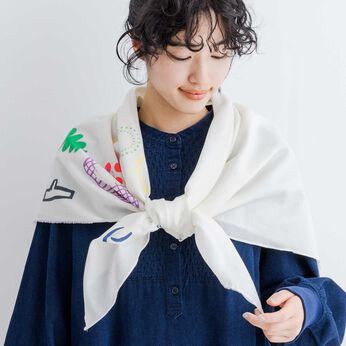 フェリシモの雑貨 Kraso | LIVE　WORKS スカーフ
