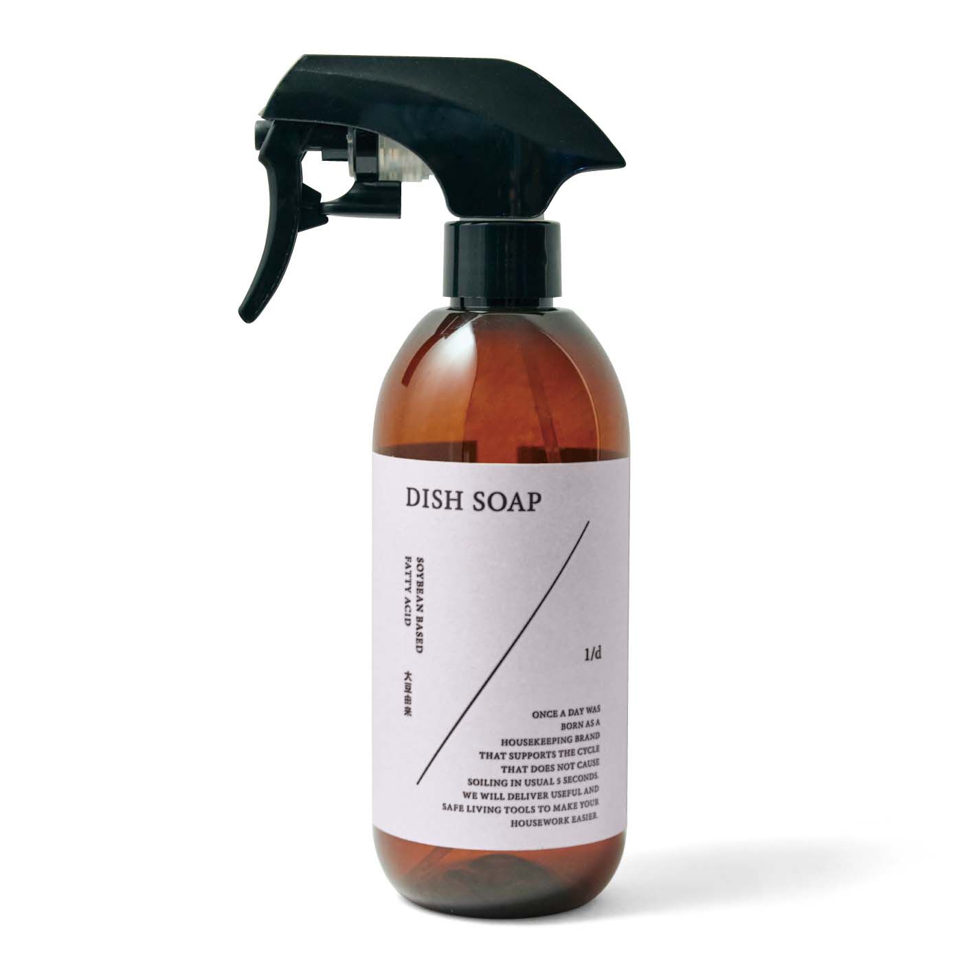 フェリシモの雑貨 Kraso|1/d DISH SOAP ディスペンサー|ワンスアデイDISH SOAP食器用洗剤を薄めて入れてください。