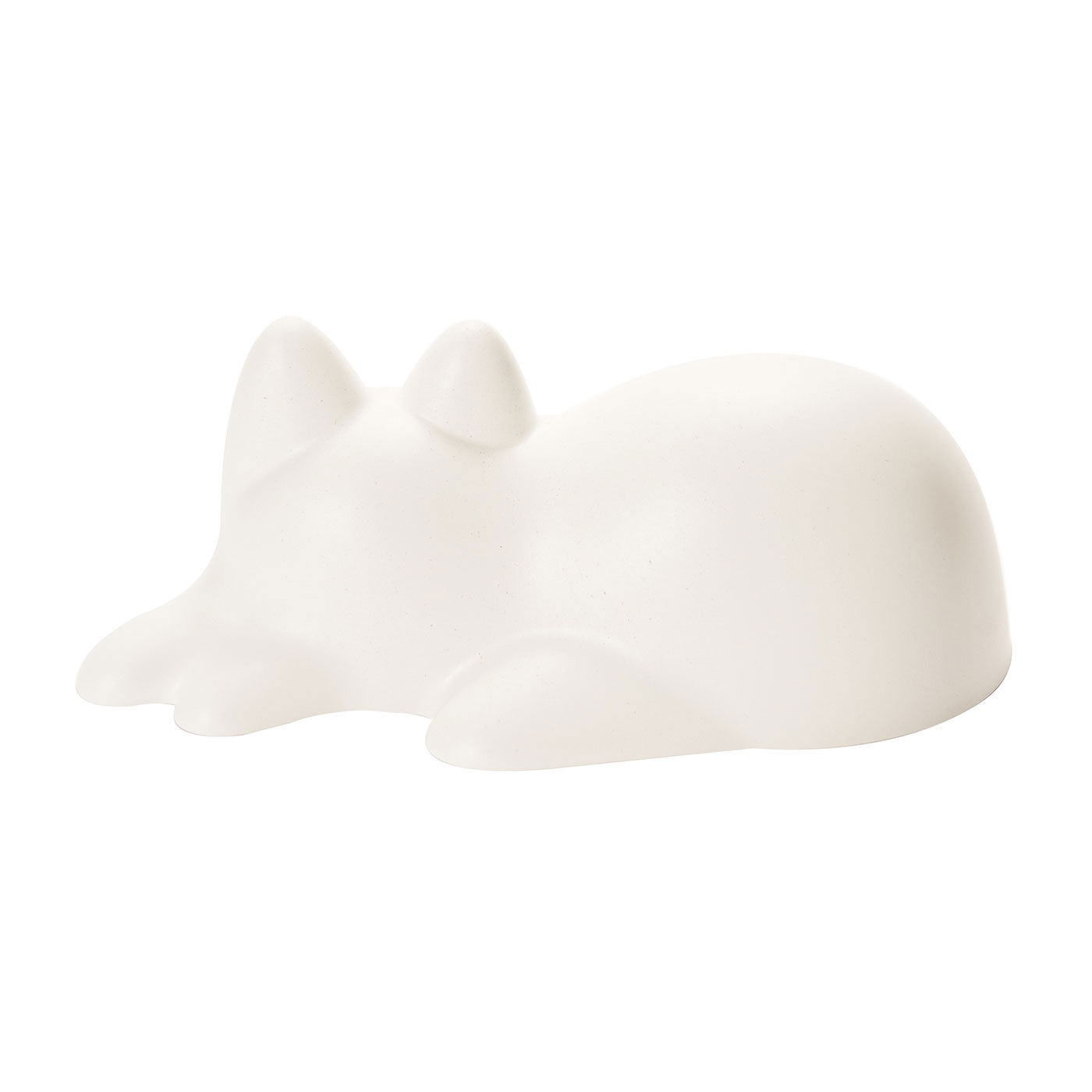フェリシモの雑貨 Kraso|ごはんにゼリーに雪だるま！ ＋ｄ 猫シルエットが作れる「ネコカップ」|お申し込みカラー2：ビオホワイト