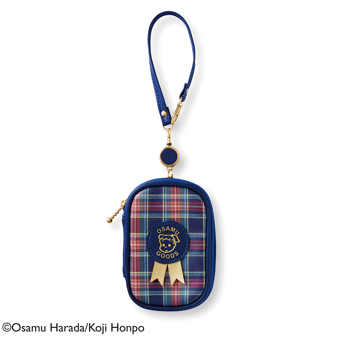 フェリシモの雑貨 Kraso|USEDo×OSAMU GOODS　トラッドなタータンチェックが大人顔　車のかぎも入るミニウォレットの会|〈ジル〉