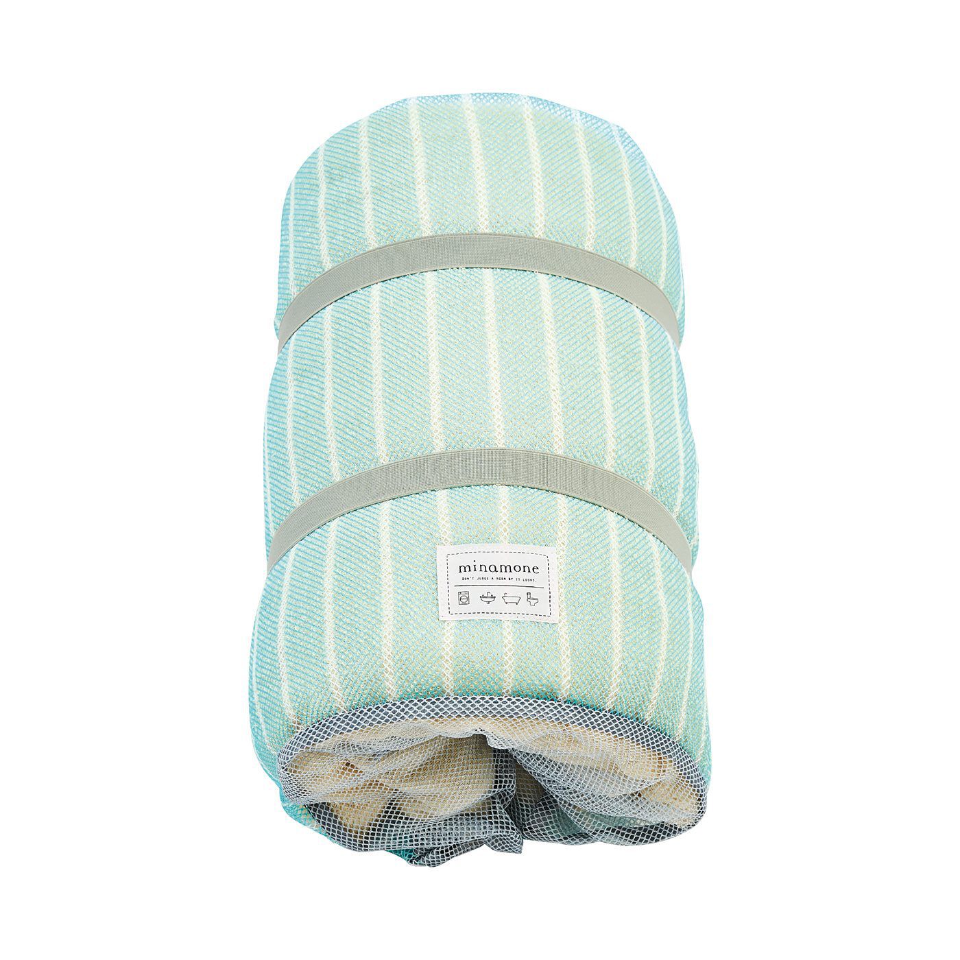 フェリシモの雑貨 Kraso|かぶせてくるり！　簡単装着 大物洗いが楽になる　布団洗濯ネットの会|枕2個　※43cm×63cmの枕を使用しています。