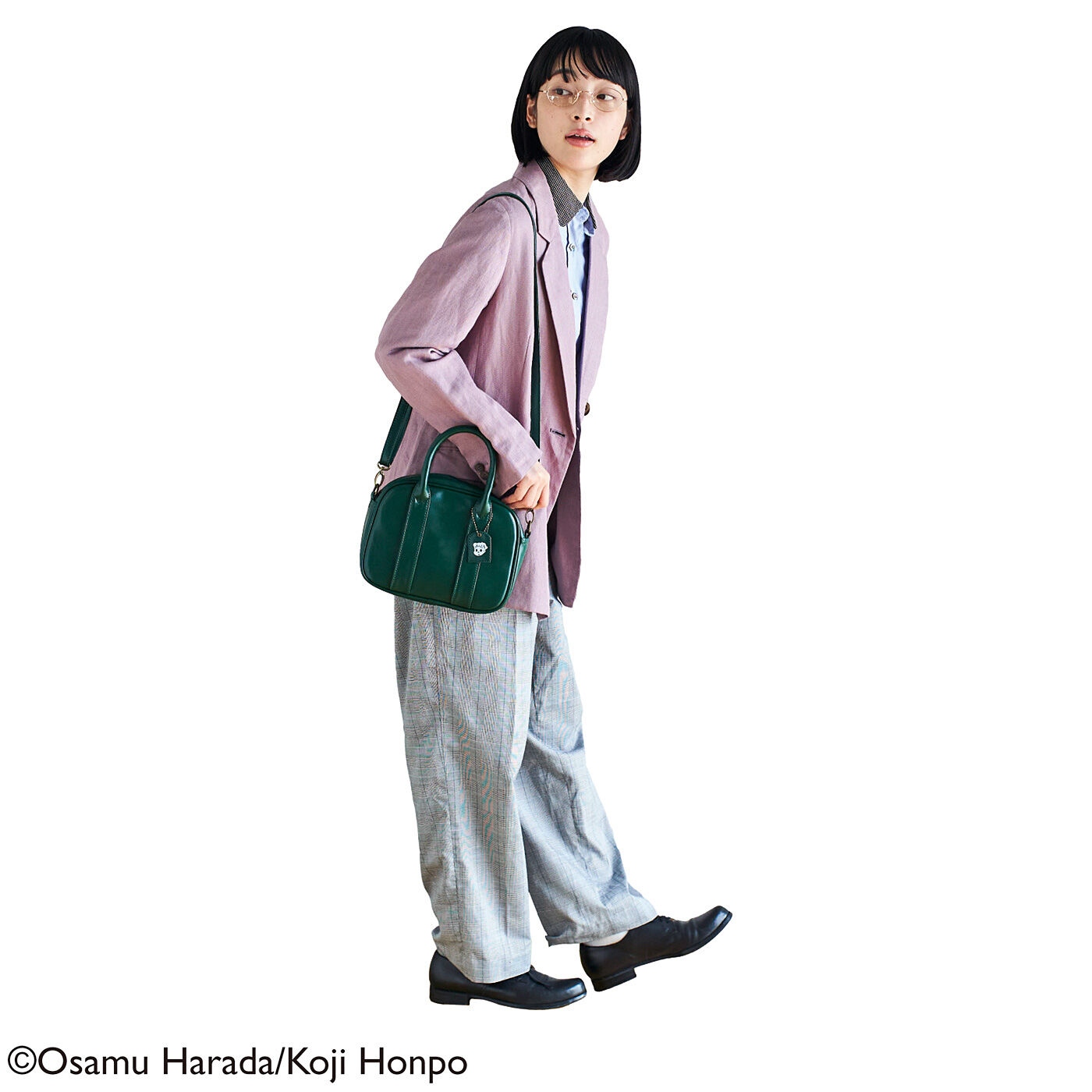 フェリシモの雑貨 Kraso|USEDo×OSAMU GOODS　トラッドスタイルの2-WAY　ミニボストンショルダーバッグの会