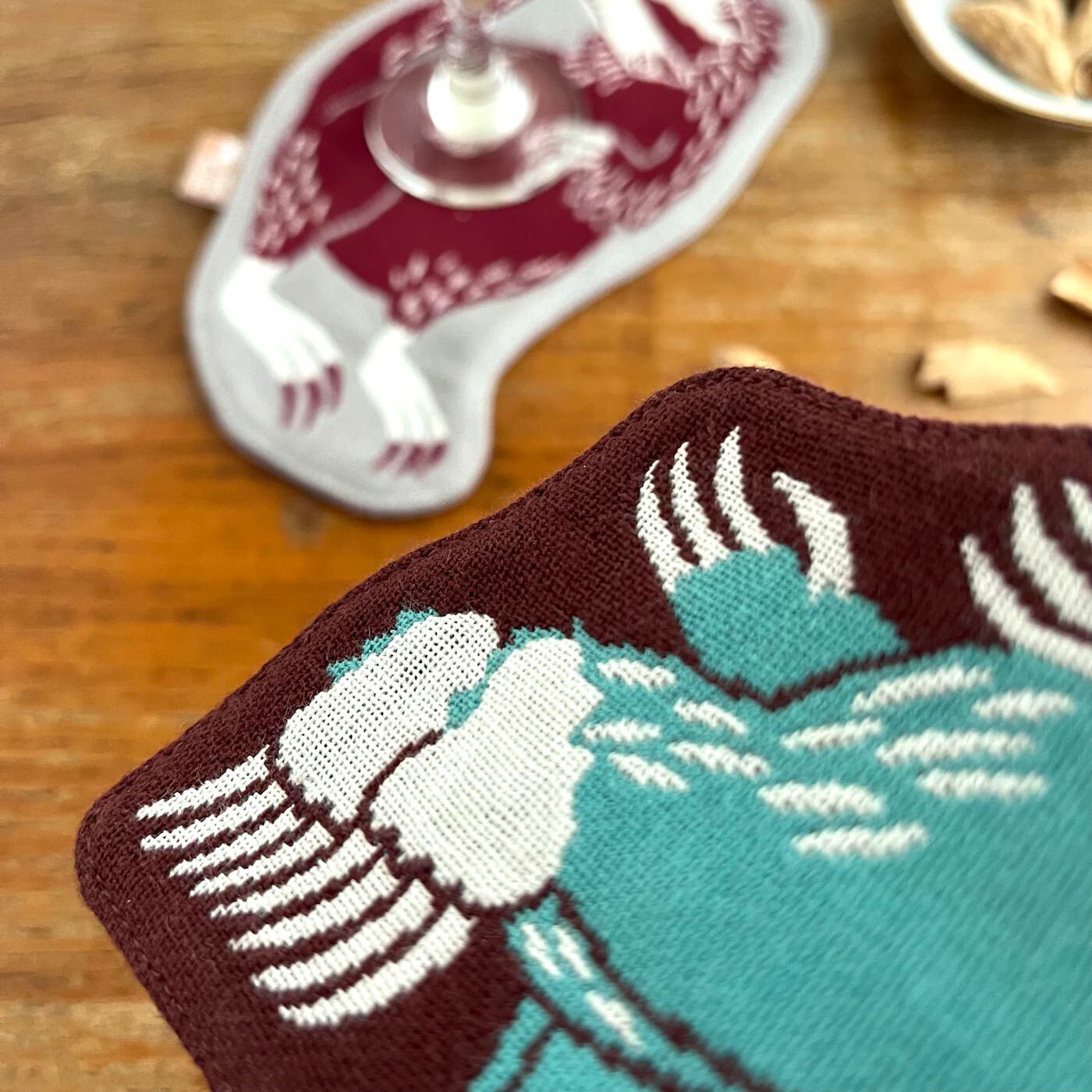 フェリシモの雑貨 Kraso|moritaMiW 織り柄が美しいリバーシブルコースターの会|作品を「織り」で美しく再現。織り柄ならではの味わい深さがたまりません。