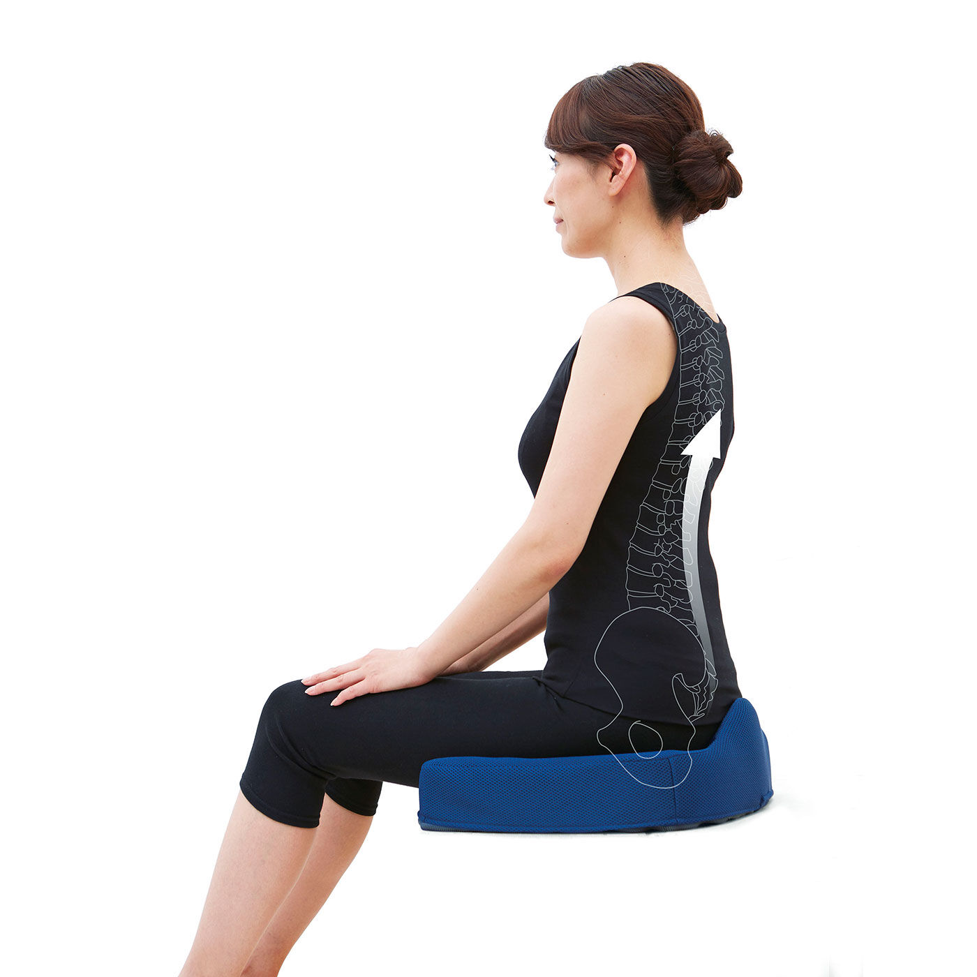 フェリシモの雑貨Kraso|腰にかかる負担を軽減　正しい姿勢をサポートするクッション