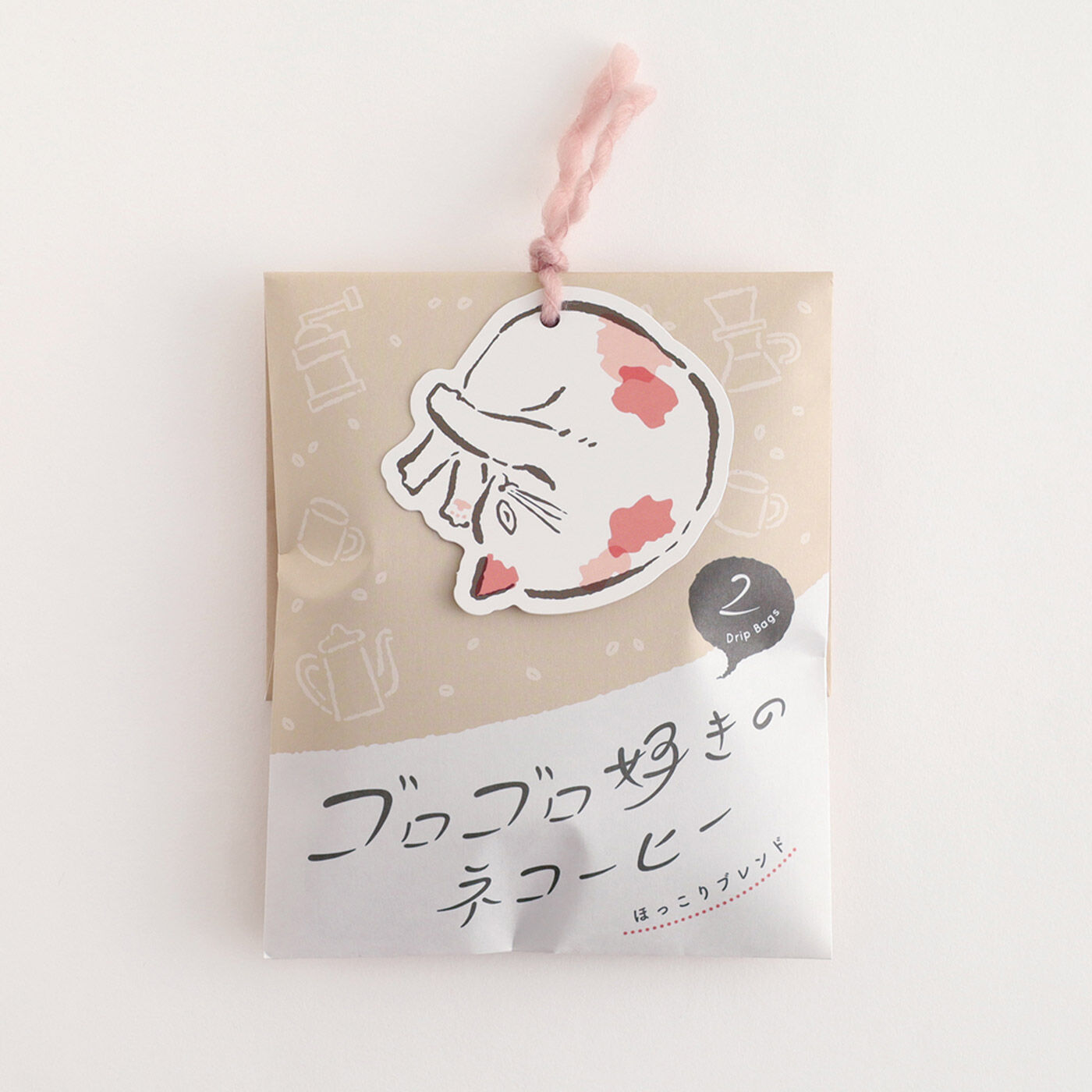 フェリシモの雑貨Kraso［クラソ］|ネコーヒー２種類セット〈ドリップコーヒー４杯分〉の会|【ゴロゴロ好きのネコーヒー 】フルーティーな味わいとやわらかな酸味が心地いいブレンド。