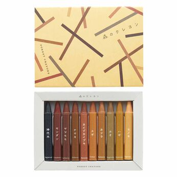 フェリシモの雑貨 Kraso | 木の色の豊かさをみつける 森のクレヨン