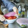 食器に伸びてフィット シリコーンふた大小セット