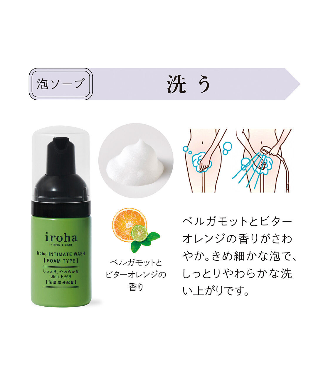 フェリシモの雑貨 Kraso|ｉｒｏｈａ　インティメートケア　トライアルセットの会