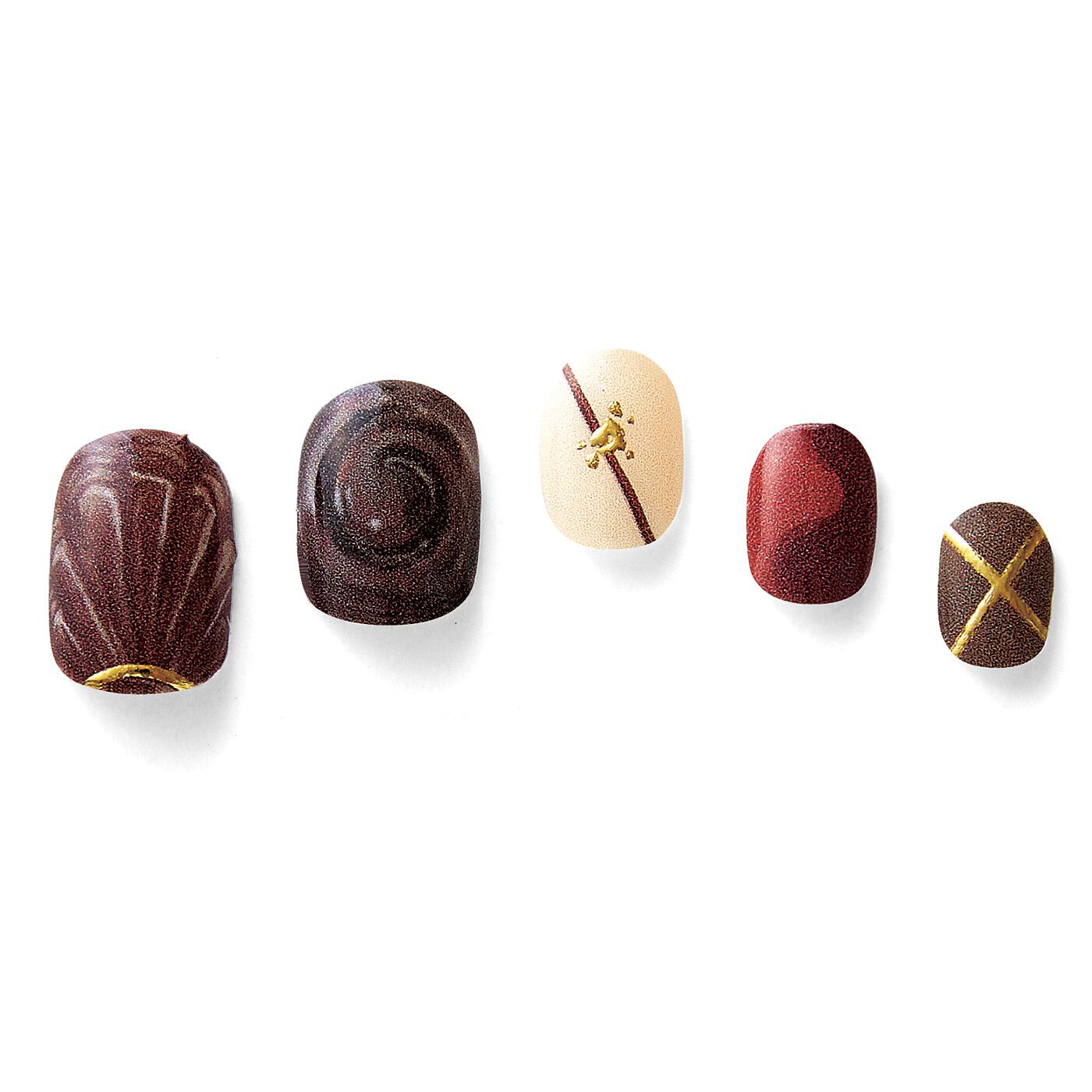 フェリシモの雑貨 Kraso|フェリシモ チョコレート ミュージアム　世界のショコラティエとコラボしたチョコ柄ネイルシールの会|〈リュシファー／スロベニア〉