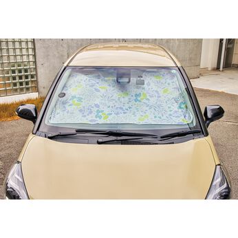 フェリシモの雑貨Kraso［クラソ］ | 車用傘型サンシェードフラワー小型自動車