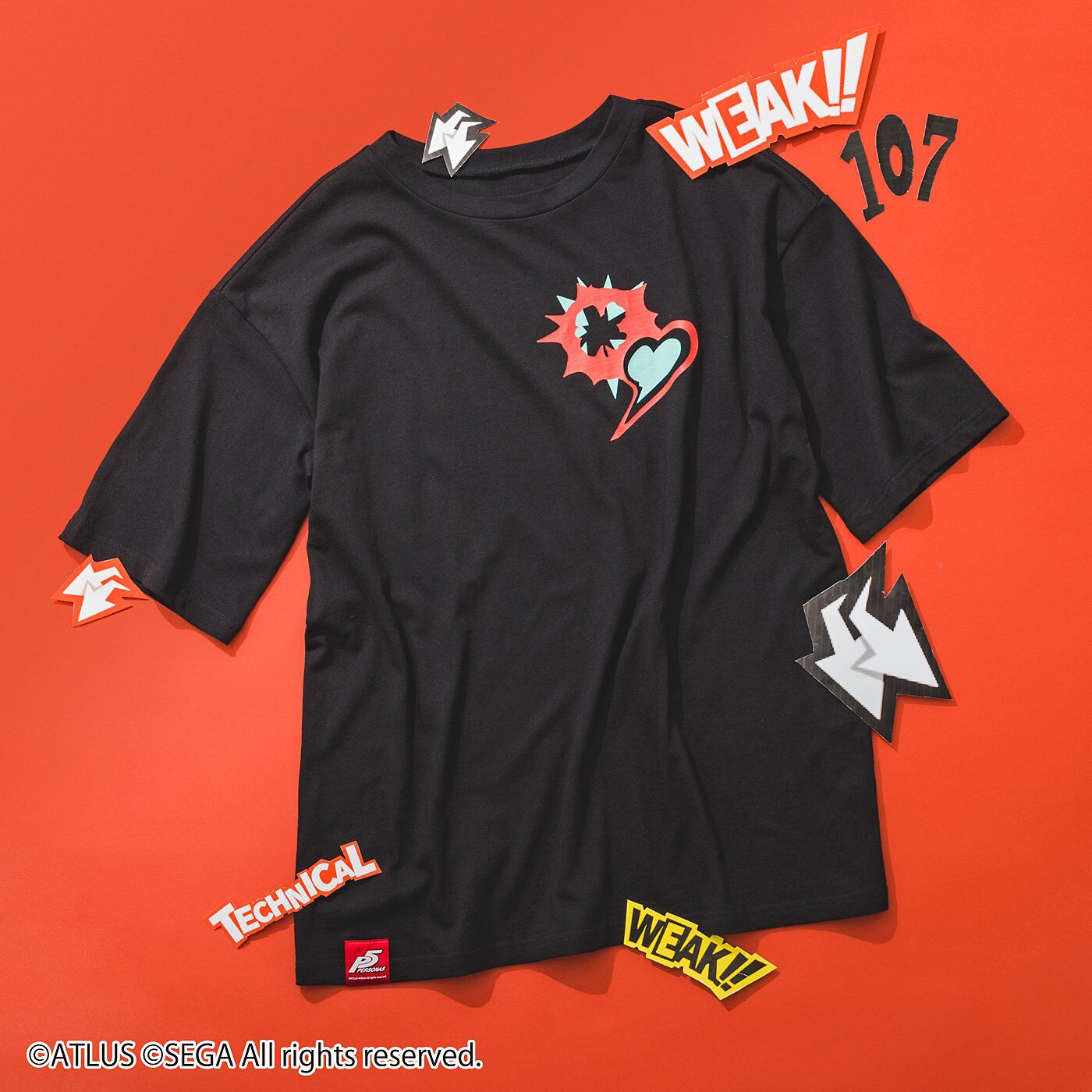 フェリシモの雑貨Kraso|ペルソナ5 HPハート ビッグシルエットTシャツ