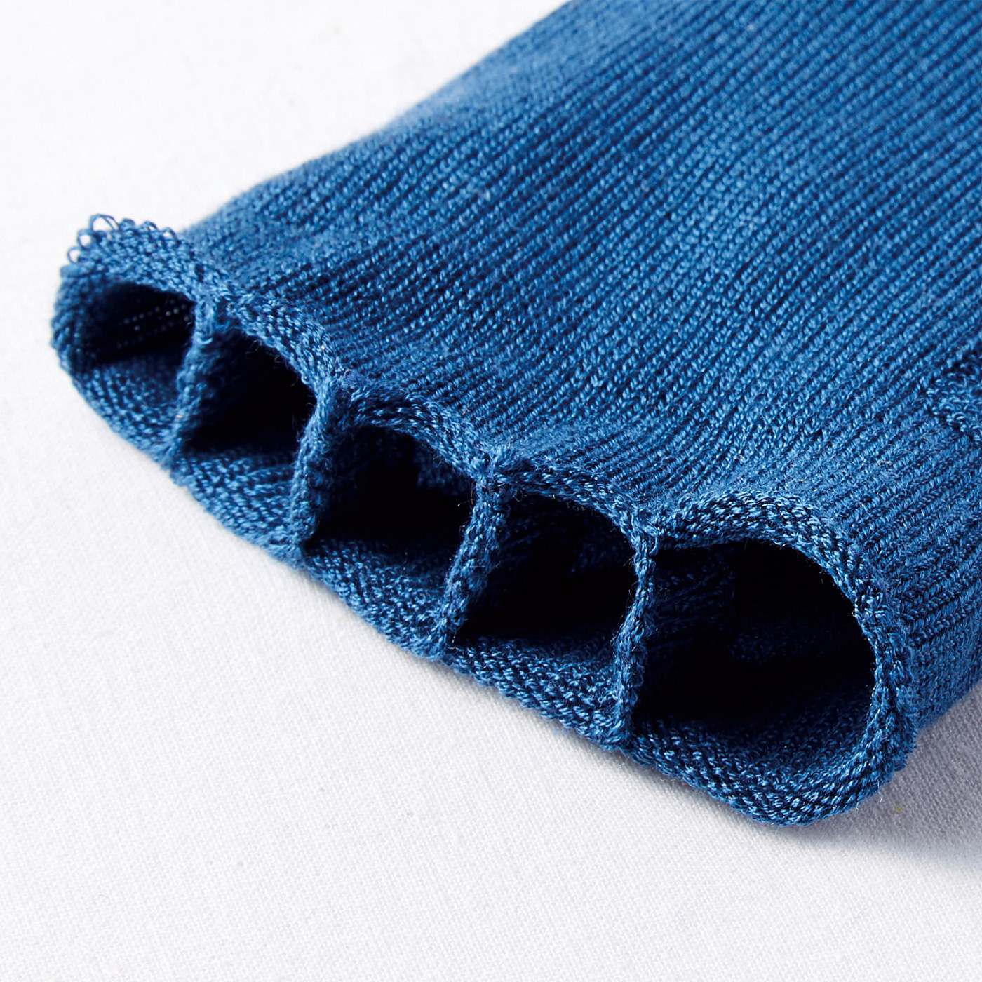 フェリシモの雑貨 Kraso|クーフゥ　冷えないからだ計画　足の形にフィットする　シルクで包み込む　おやすみ5本指靴下の会|シークレット仕様ではきやすく、指またにもフィット！