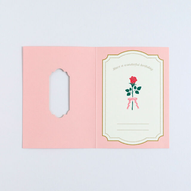 フェリシモの雑貨 Kraso|flor choose　メッセージセット〈バラ〉