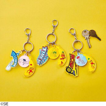 フェリシモの雑貨 Kraso | サルゲッチュ3連アクリルキーホルダー