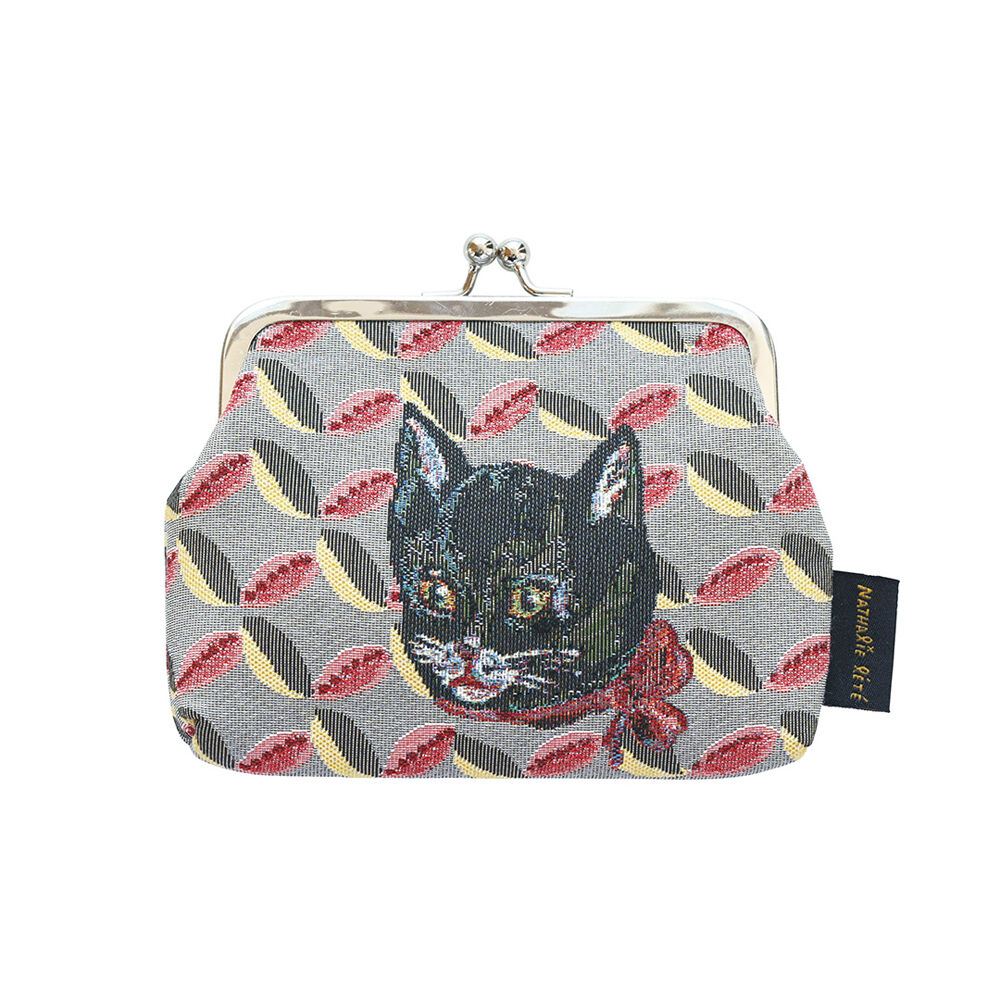 フェリシモの雑貨Kraso［クラソ］|Nathalie Lete Mini purse Black cat