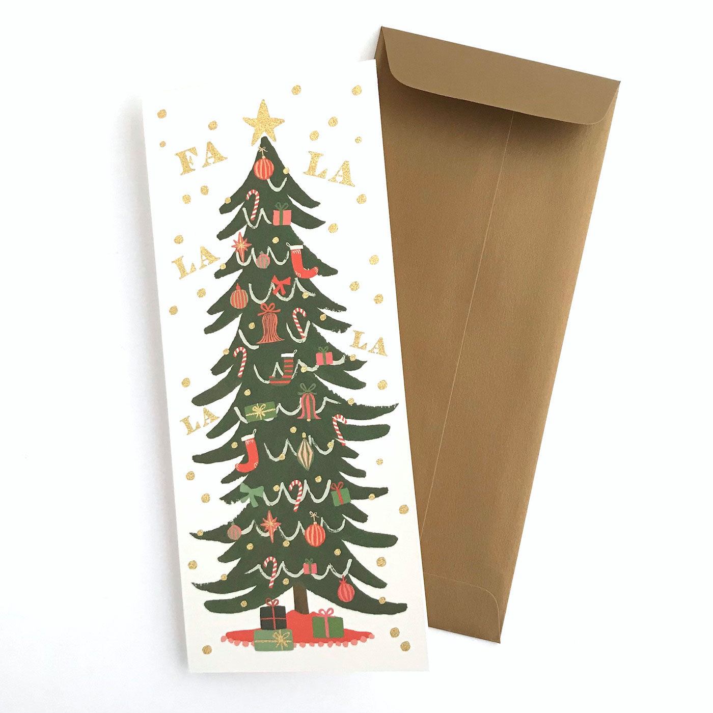 フェリシモの雑貨 Kraso|ライフルペーパー　ランドスケープカード〈封筒付き〉|お申込みタイプ2：クリスマスツリー