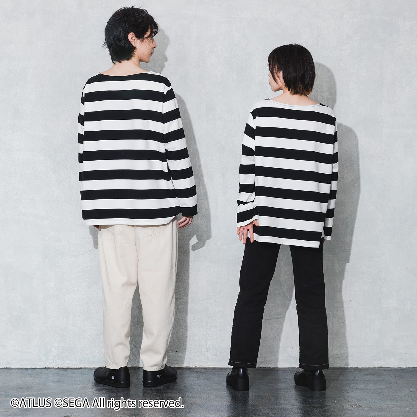 フェリシモの雑貨Kraso|ペルソナ5 囚人服イメージ ボーダートップス