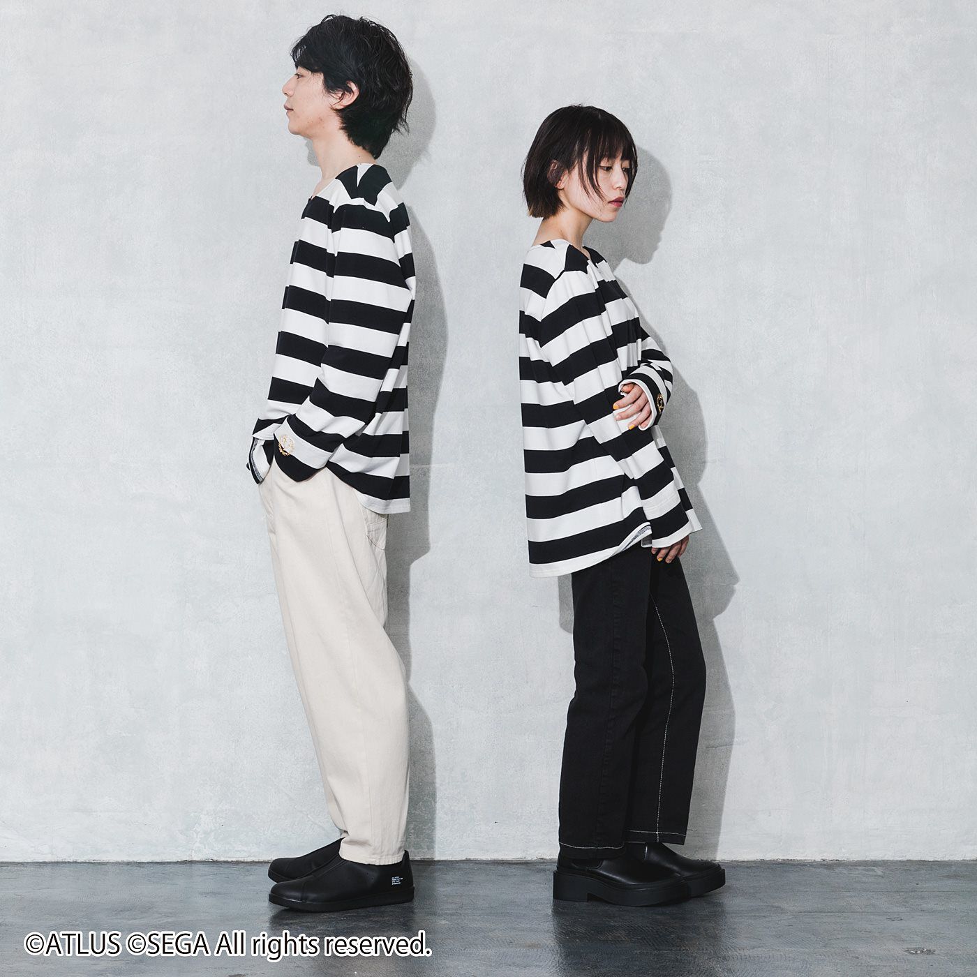 フェリシモの雑貨Kraso|ペルソナ5 囚人服イメージ ボーダートップス