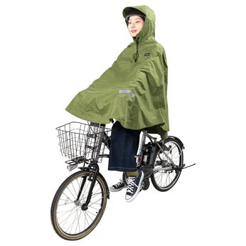 フェリシモの雑貨Kraso［クラソ］ | ひざがぬれにくい自転車レインポンチョ