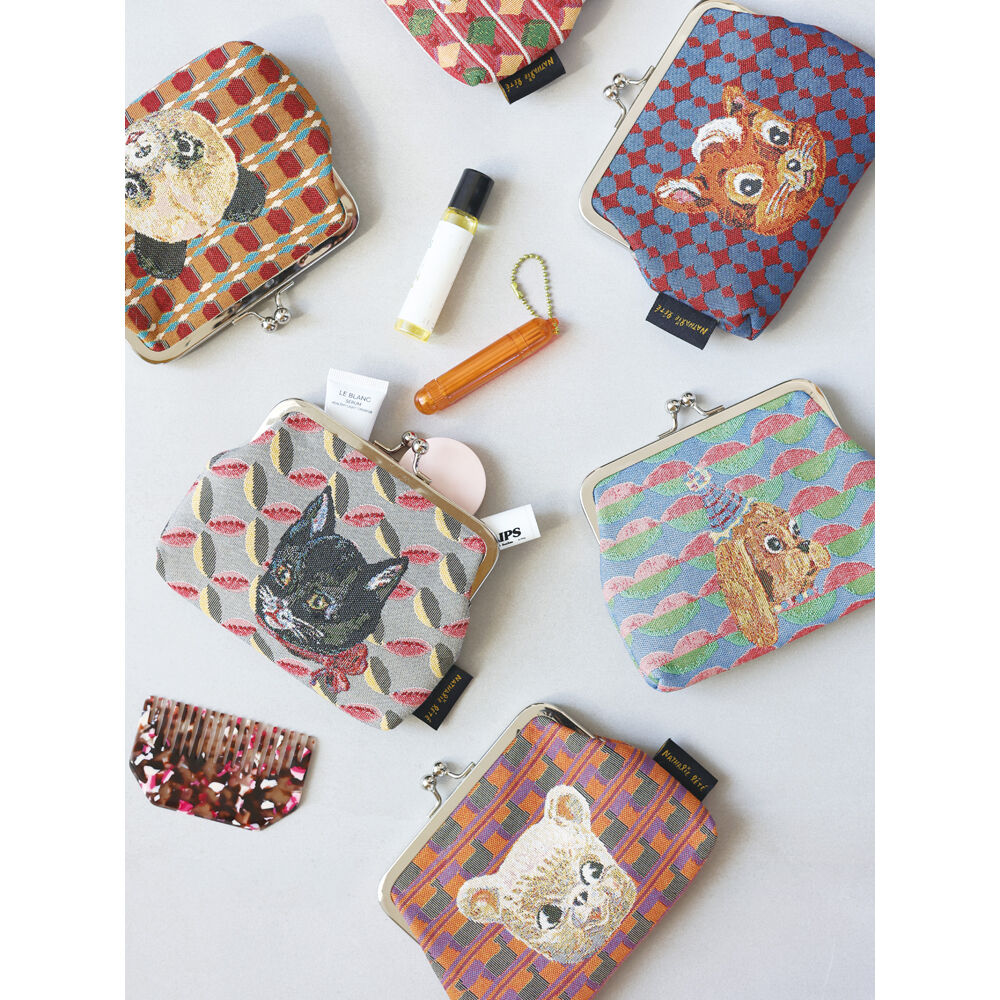 フェリシモの雑貨Kraso［クラソ］|Nathalie Lete Mini purse Black cat
