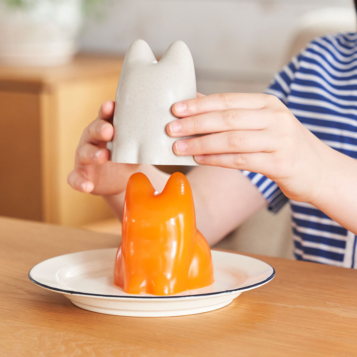 子ねこゼリーに子ねこライス！ 子ねこ料理が作れる子ねこ 型カップの会｜調理器具｜キッチン雑貨｜インテリア・キッチン収納・生活雑貨の通販｜フェリシモの雑貨Kraso