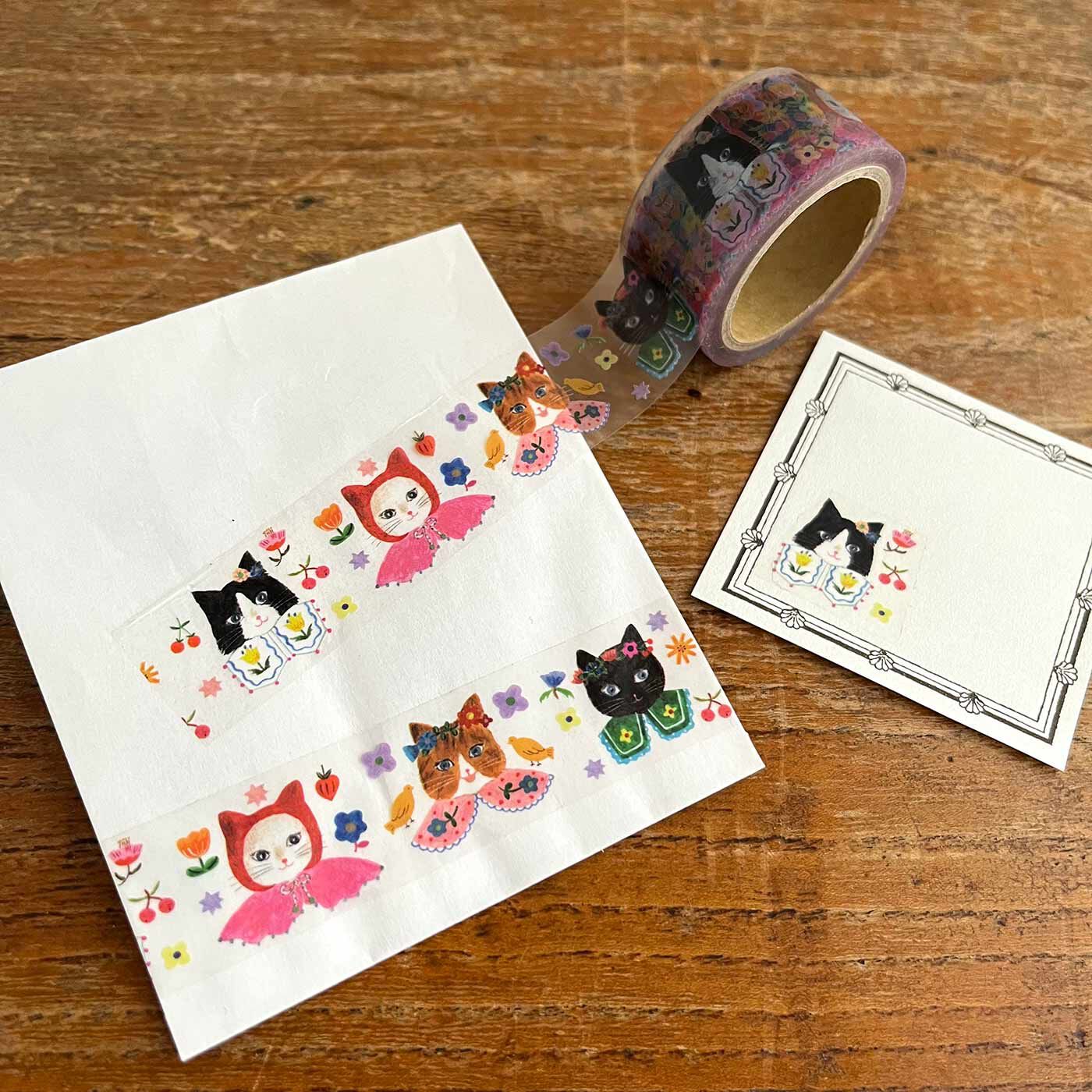 フェリシモの雑貨Kraso|cozyca products 人気の紙もの文具３点セットの会|布川愛子さんの透明マスキングテープ。