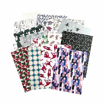 フェリシモの雑貨 Kraso | ANY　PAPER　冬 包装紙17種類セット