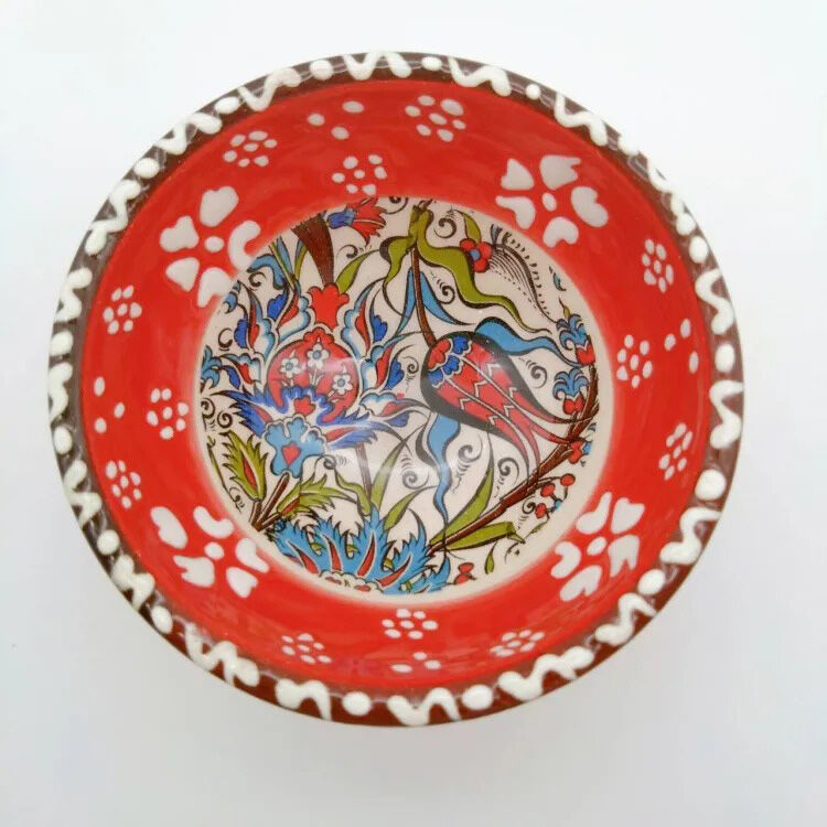 フェリシモの雑貨 Kraso|陶器Print Bowl（S）Red