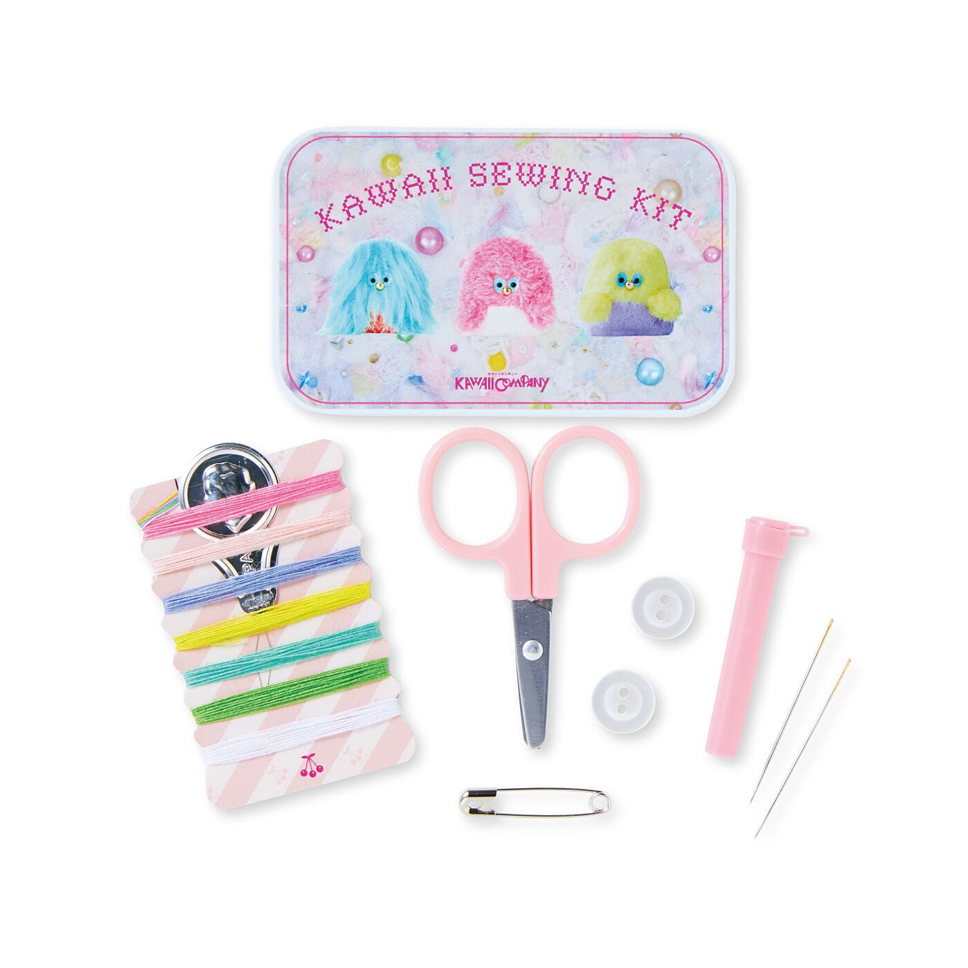 フェリシモの雑貨Kraso［クラソ］|KAWAII COMPANY　１９８３年創業の大阪の町工場で生まれた　小さくてカワイイ　カラフルソーイングセットの会|〈milky dream〉