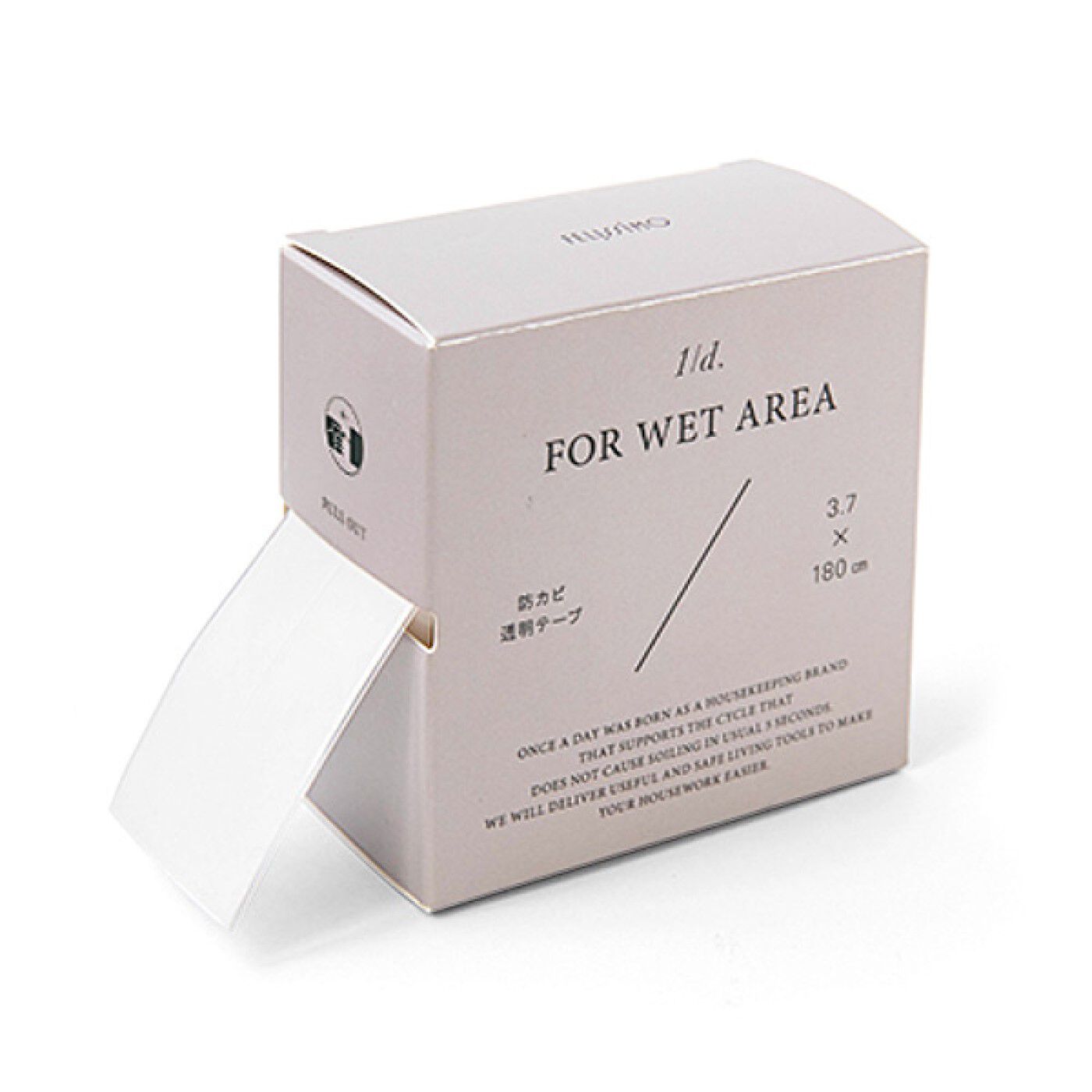 フェリシモの雑貨Kraso|1/d FOR WET AREA 防カビテープの会|カビの繁殖を抑制する防カビ成分を配合しているテープ。