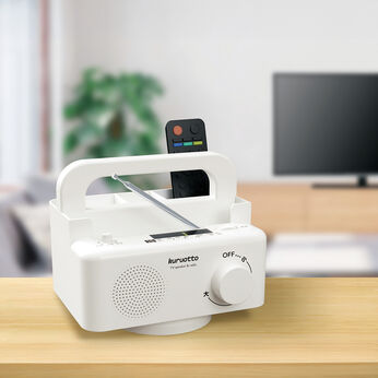 フェリシモの雑貨 Kraso | 音声が近くて快適ラジオ機能付きテレビスピーカー