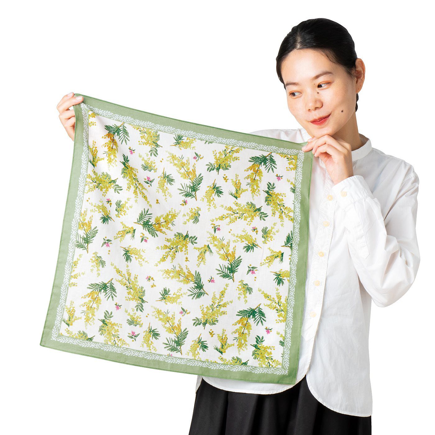 お花が気持ちを後押ししてくれる　お守りみたいなガーゼハンカチの会