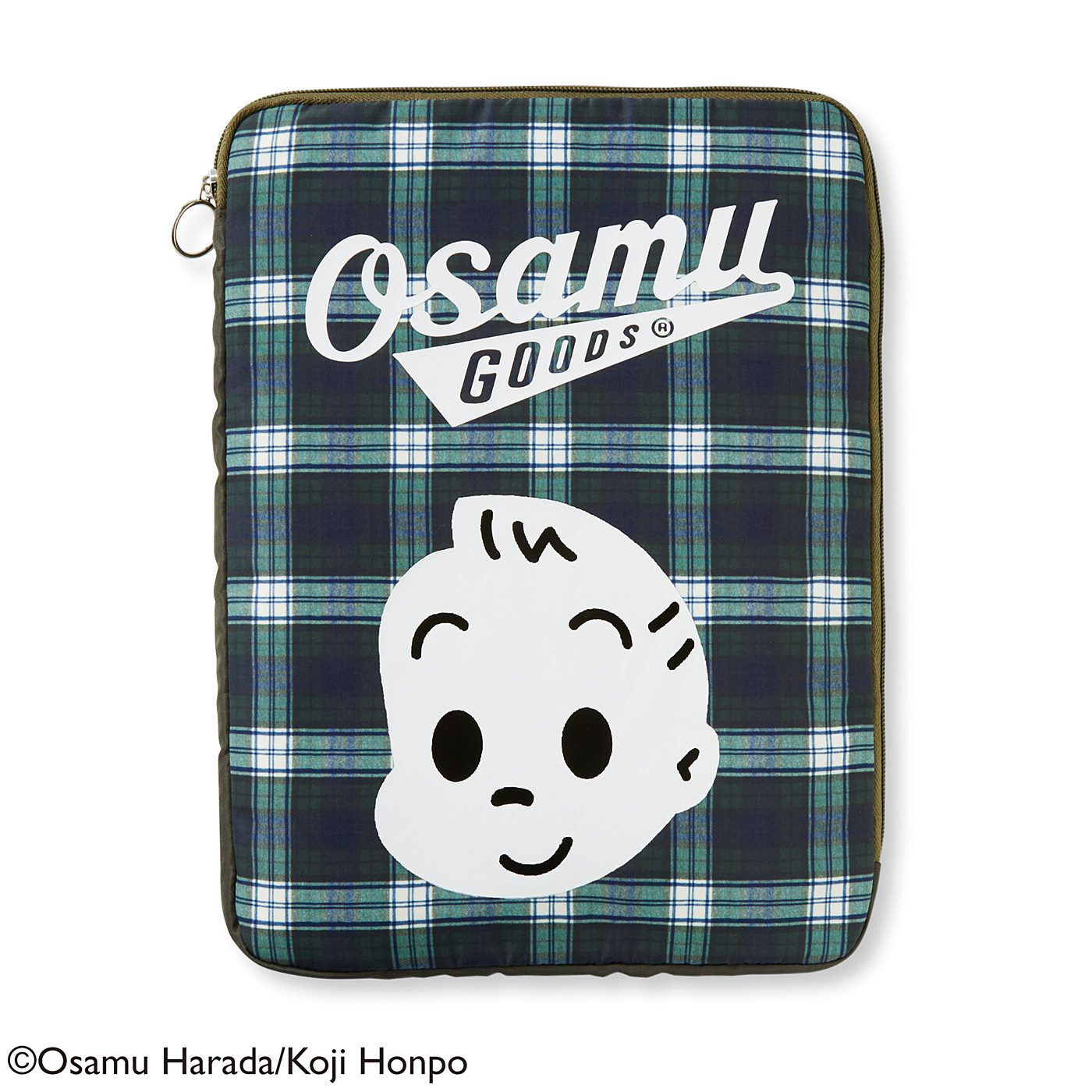 フェリシモの雑貨 Kraso|USEDo×OSAMU GOODS　トラッドなタータンチェックのＡ４ファイルポーチの会|〈ジャック〉