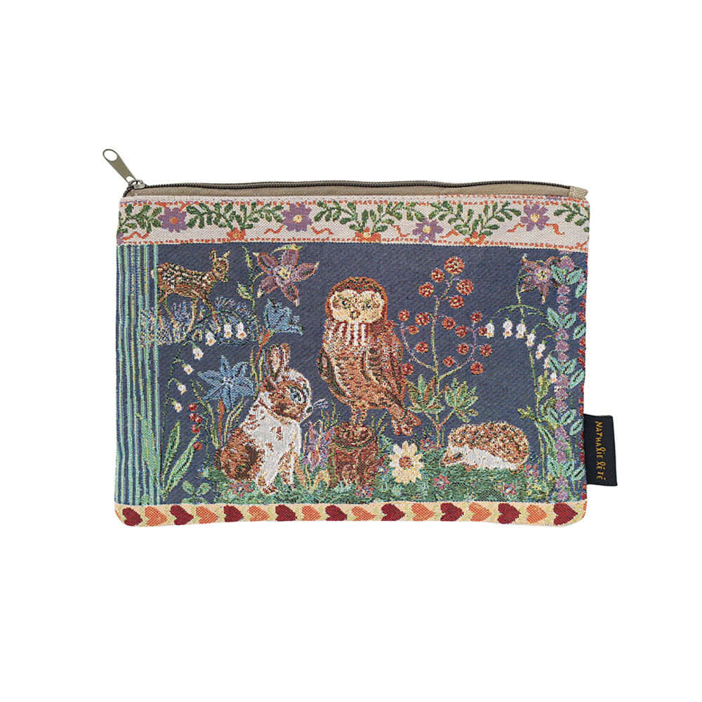 フェリシモの雑貨 Kraso|Nathalie Lete Flat pouch Owl