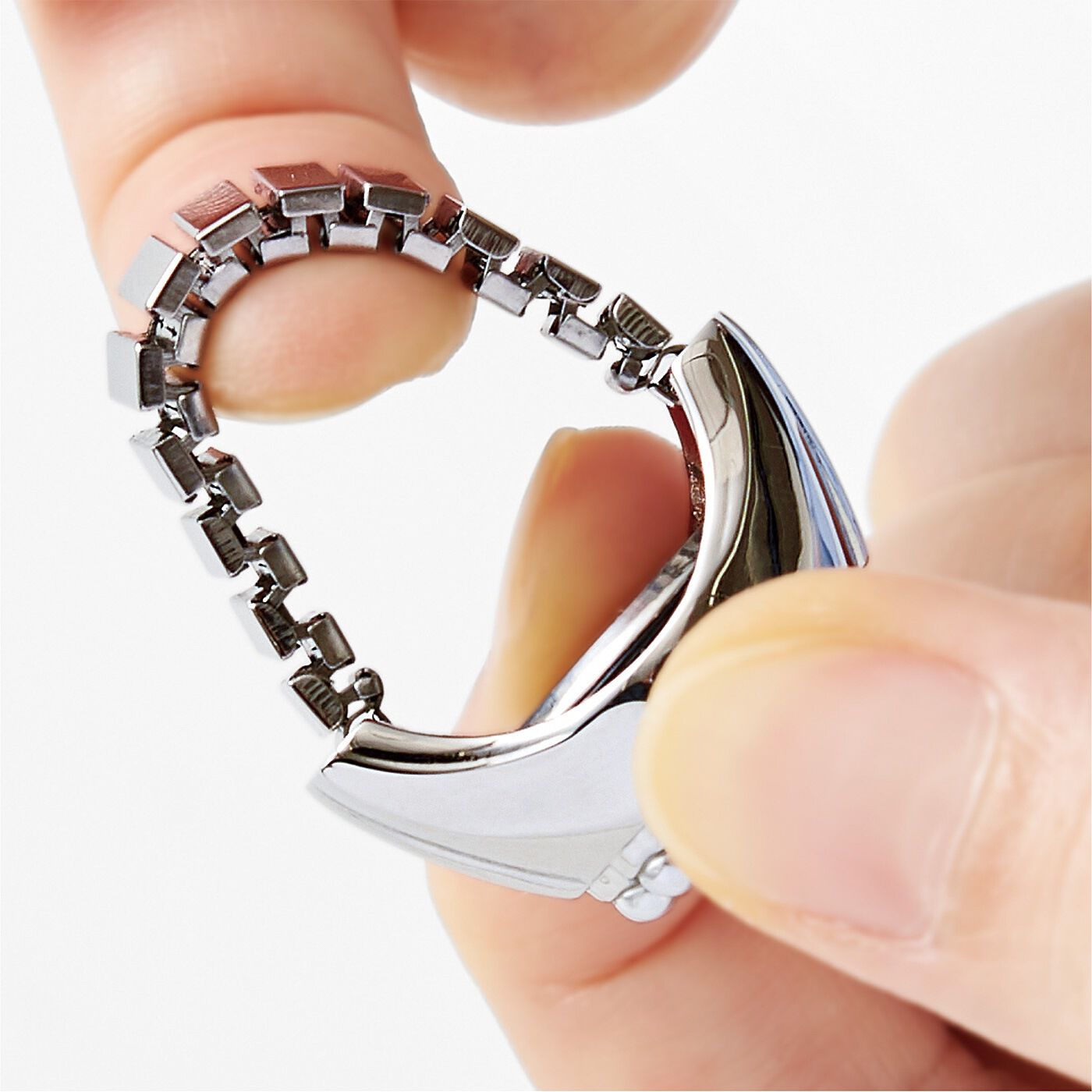 UP.de アクセサリー感覚でサッと着けられるジャバラリング UP.de アクセサリー感覚でサッと着けられるジャバラリング
