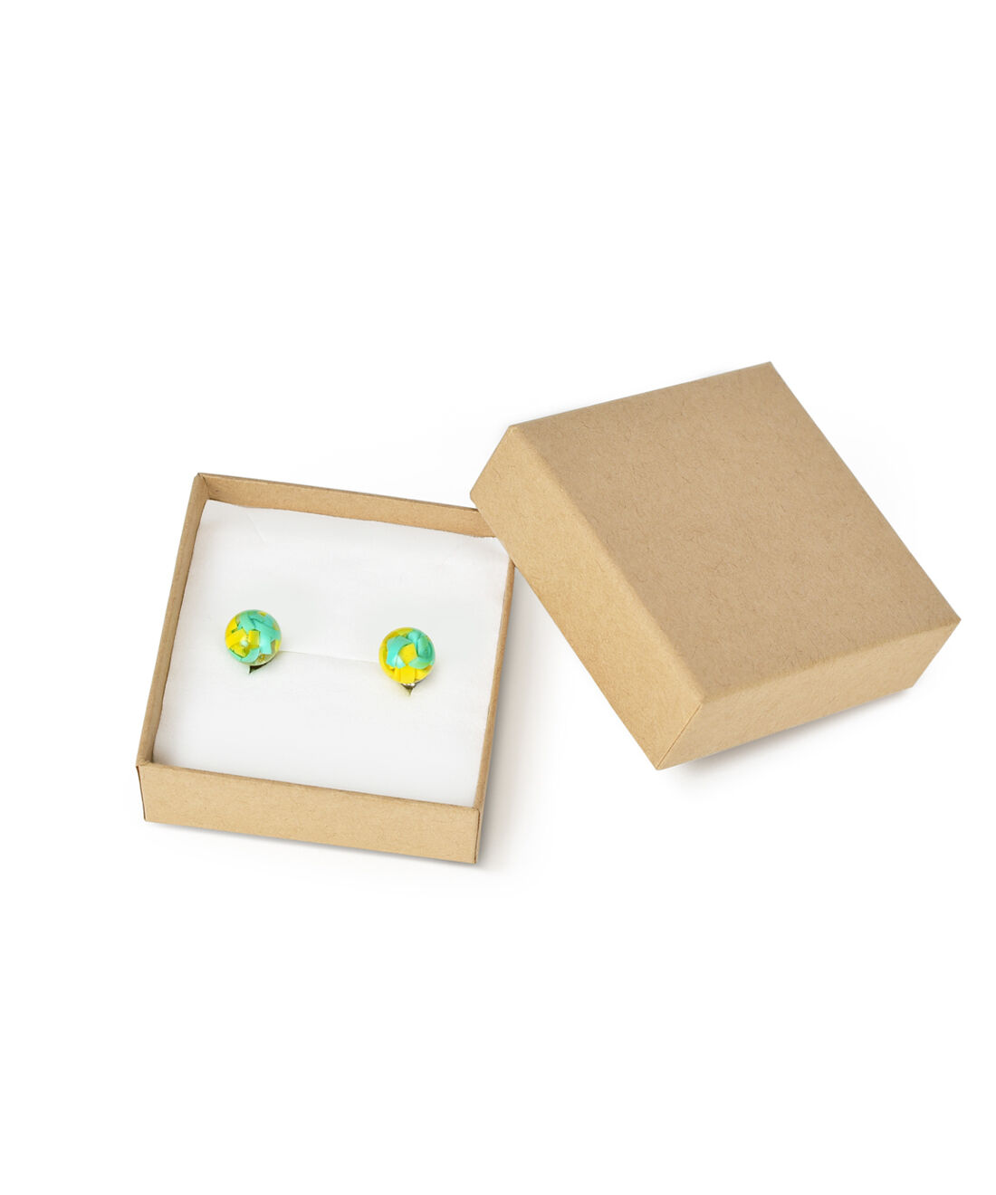 フェリシモの雑貨 Kraso|ケーブル廃材アクセサリー〈水色/橙〉（東京都 秋葉原）イヤアクセ
