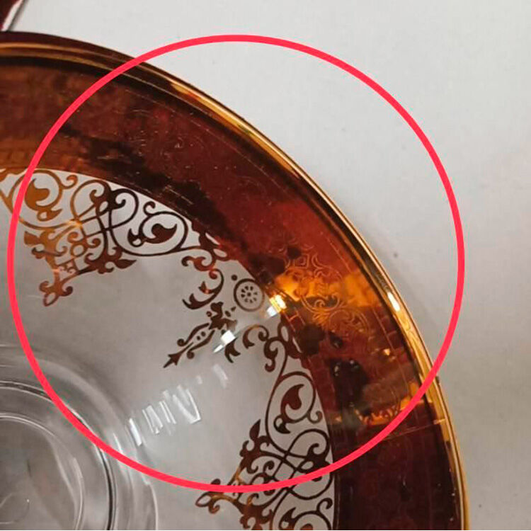 フェリシモの雑貨 Kraso|カップ＆ソーサー（PASABAHCE）Clear Gold Line 11