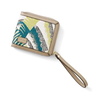 フェリシモの雑貨Kraso | アプデ　がばっと開いて織柄美しい二つ折り財布