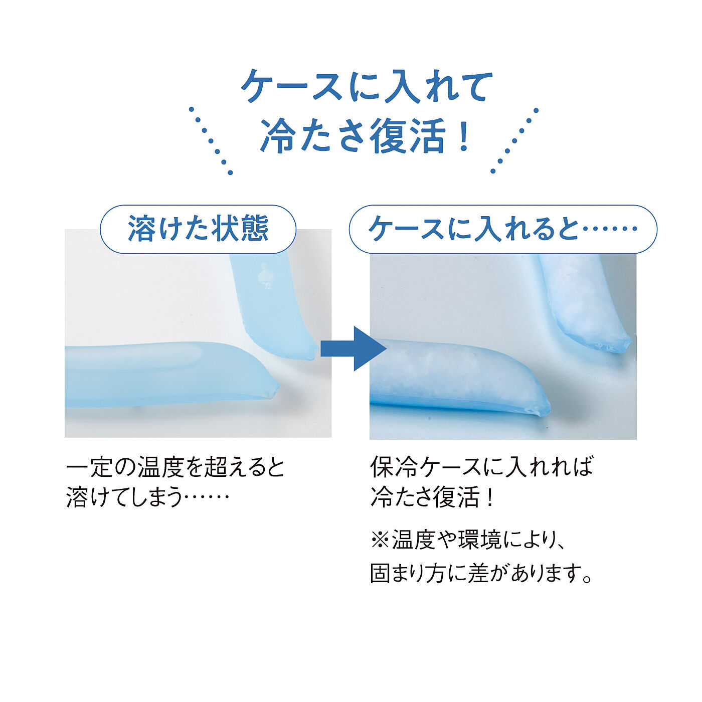 フェリシモの雑貨Kraso［クラソ］|外出先でもひんやり続く　保冷剤付きネッククールリングケースの会