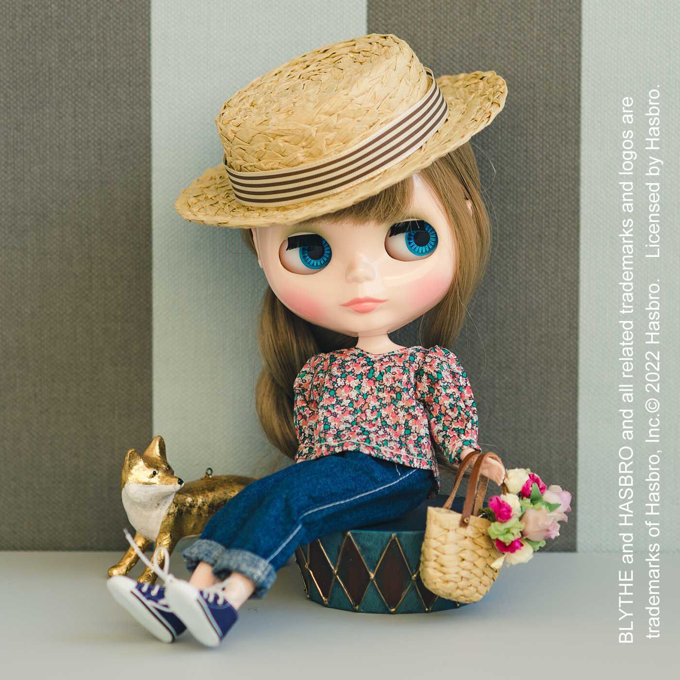 Couturier|お人形さんのためのちいさなファブリック　リバティプリントカットクロスセット〈スイート〉|スタイリングの一例　※ドールと一部の素材や小物は、セット内容に含まれません。
