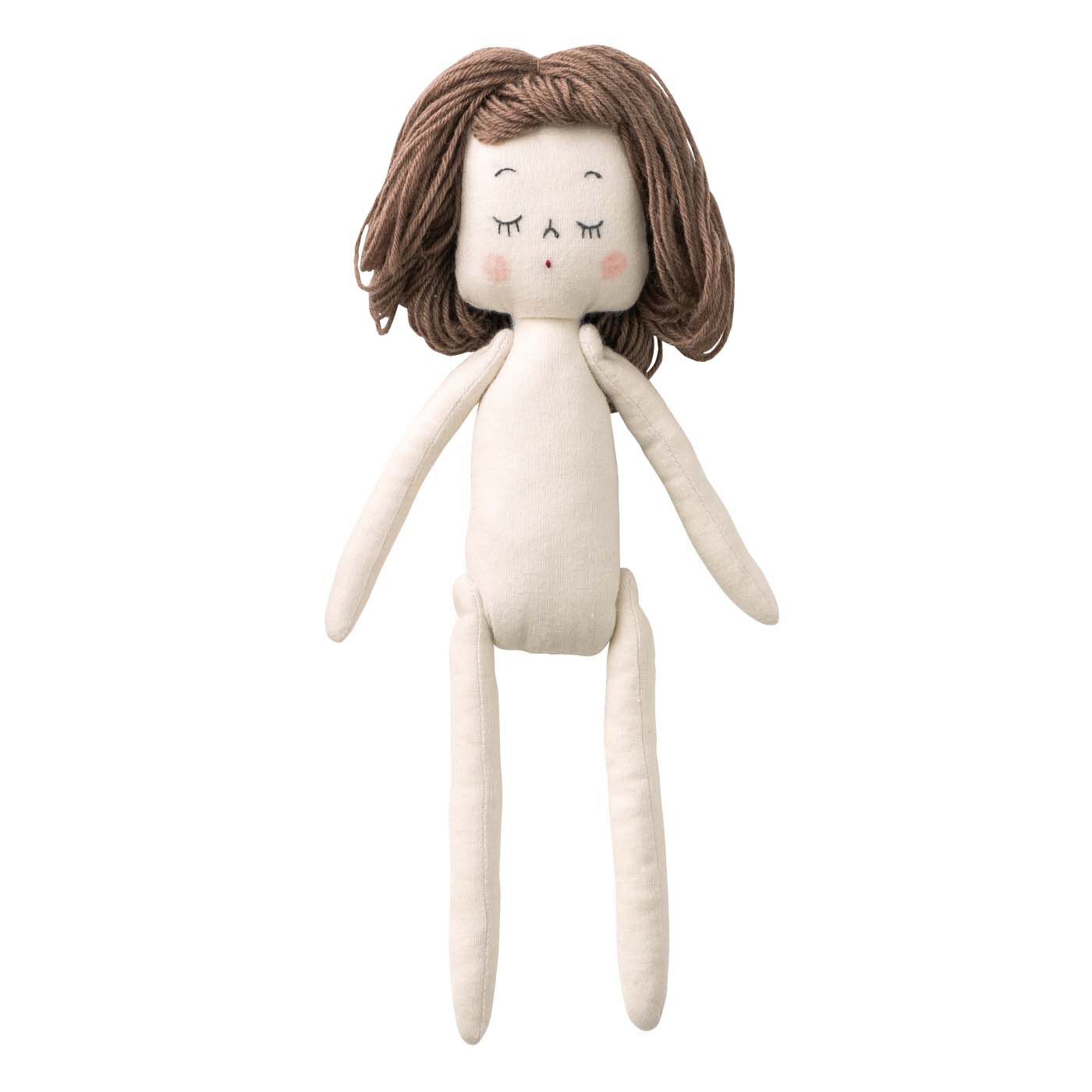 クチュリエ|おしゃれはおまかせ ほっこり癒やしの着せ替え人形（ボブヘア）|全長約25cmです。